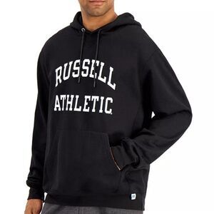 Russell Athletic Men's Archer Logo-Print Fleece Hoodie